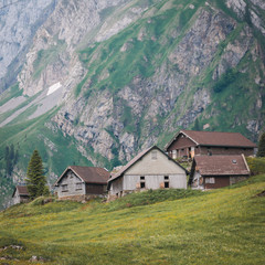 Fototapeta na wymiar Säntis Alpen Berge