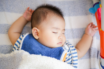 赤ちゃんの寝顔