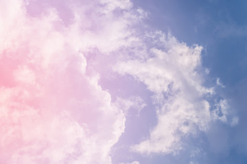 sun and cloud background with a pastel colored

