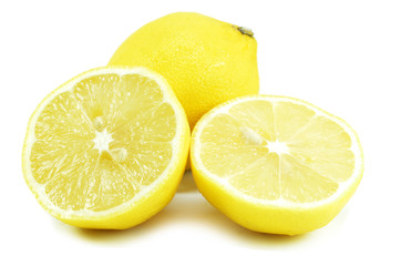 Group of lemon fruits