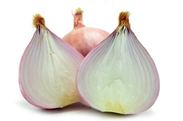 Salad shallot isolated