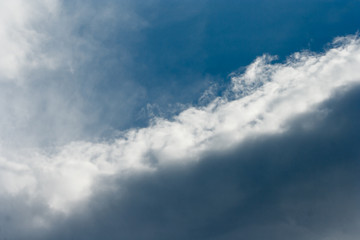 Gray dark clouds, dramatic scene background