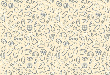 Food seamless background