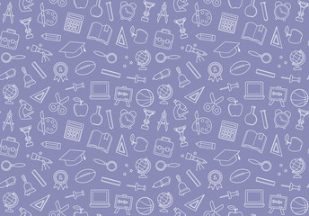 School seamless background