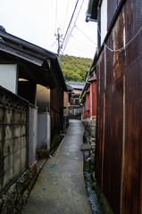 Fototapeta premium 小豆島の坂手の小路（香川県、日本）