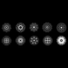 Geometry minimalistic artwork poster with simple shape and figure