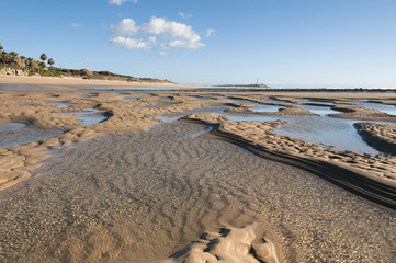 Shot along the beach in Zahora, Spain