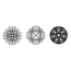 Geometry minimalistic artwork poster with simple shape and figure