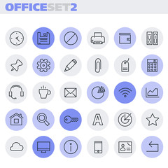 Inline Office Icons Collection