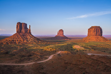 Monument valley,Navajo,Arizona,usa. 06-06-17 :  beautiful Monument valley at sunset
