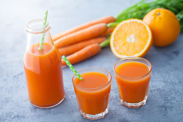 carrot and orange fresh juice