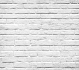 White brick wall background