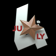 Fourth of July 3D - Render 