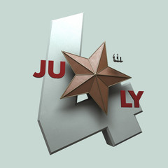 Fourth of July 3D - Render 