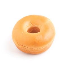 donut on white background.