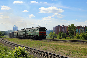 Fototapeta premium crazy train