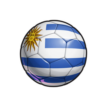 Uruguayan Flag Football - Soccer Ball