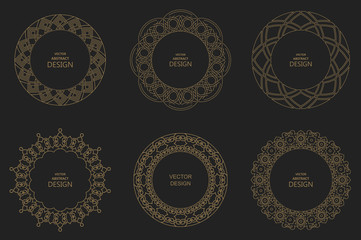 Monogram line vintage frames