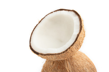 coconuts isolated on white background
