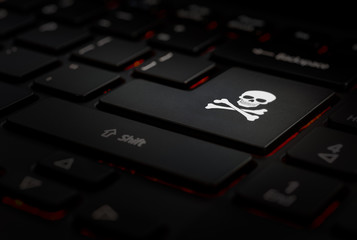 Tecla enter con simbolo hacker