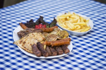 barbecue meat meal