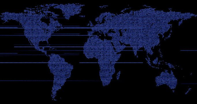 3d digital rendering blue map earth globe, with glow dots connection point and , internet network media technology globalization concept, some elements of this image furnished by NASA