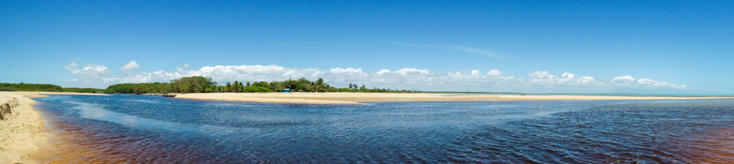 Corumbau river - River, beach and landscape