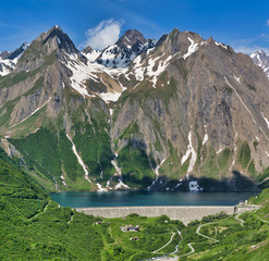 Dam of Morasco Lake