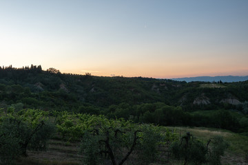 Sonnenuntergang in der Toskana