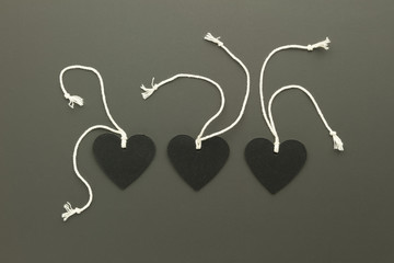 heart shaped label