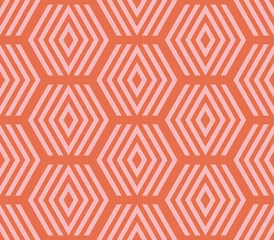 Papier peint Hexagone Modèle sans couture géométrique abstrait hexagone. Fond de mosaïque. Illustration vectorielle.