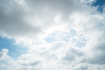 Blue sky with cloud