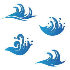 Wave Logo Vector Icon