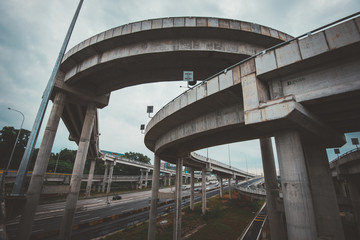Naklejka premium Highway Flyovers