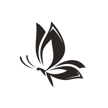 Creative Butterfly Logo Icon Vector