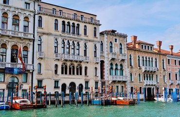 Fototapeta na wymiar Venedig, Paläste am Canal Grande
