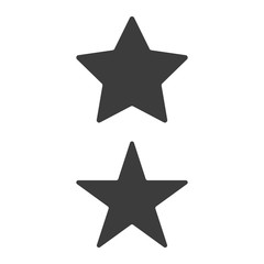 Star icons icon on white background.