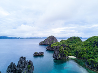 El Nido Palawan Philippines Island Hopping Drone 