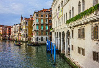 Fototapeta na wymiar Venice Grand canal view, Italy.