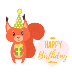 Happy Birthday greeting card template