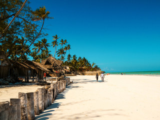The white sands of Uroa Beach, Uroa Bay, the Island of Zanzibar