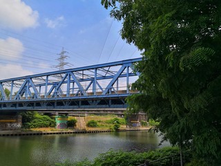 Stahlbrücke Konstruktion
