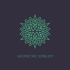 Geometric emblem