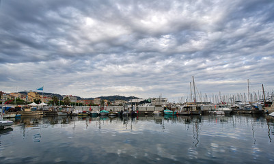 Fototapeta premium Berth and boats
