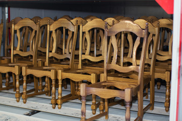 Furniture factory. Manufacture of chairs
