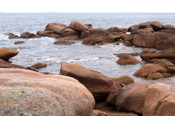 C&ocirc;te de granit Rose en Bretagne