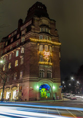 Fototapeta na wymiar Christmas decoration in Stockholm