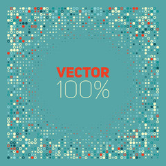 Colored abstract random geometric flat pattern background