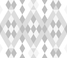 Obraz premium Linear seamless abstract background with rhombuses. Striped infinity geometric pattern. Vector illustration.