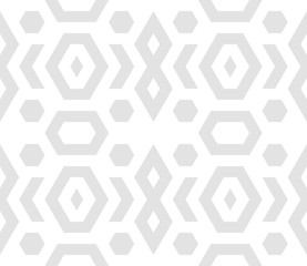 Linear seamless abstract background with rhombuses. Striped infinity geometric pattern.  Vector illustration.